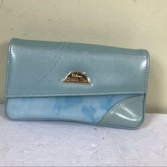 Dior Handbags - DIOR Bag Clutch Parfums Faux Leather Satin Cosmetic Tote Makeup Bag Purse Wallet